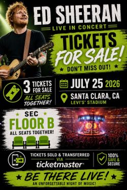 Ed Sheeran tickets