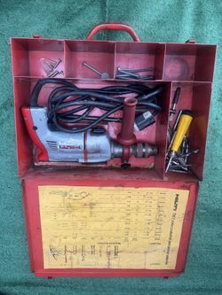 HILTI TM-7 with case and drill