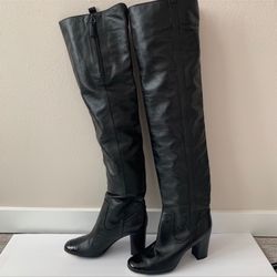 CHANEL Over The Knee Boots
