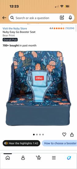 Nuby Easy Booster Seat