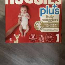 Huggies Diapers Brand New Size 1. 192 Count , 32 Count , 32 Count 