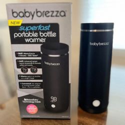 *New* Baby Brezza Portable Bottle Warmer - Matte black 