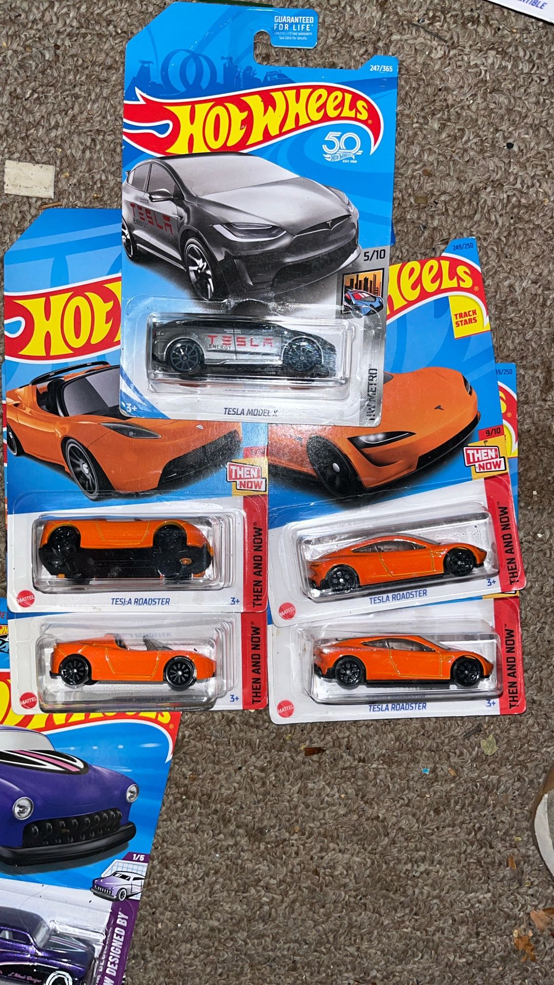 Hot Wheels Tesla Lot