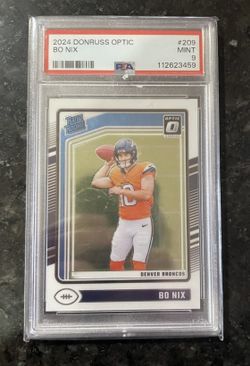 2024 PANINI DONRUSS OPTIC #209 BO NIX PSA 9 