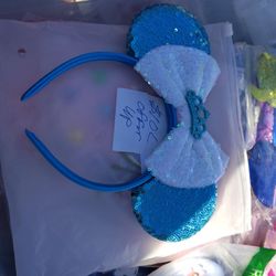  Blue Minnie Ears 