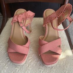 Soda Wedge Sandals 