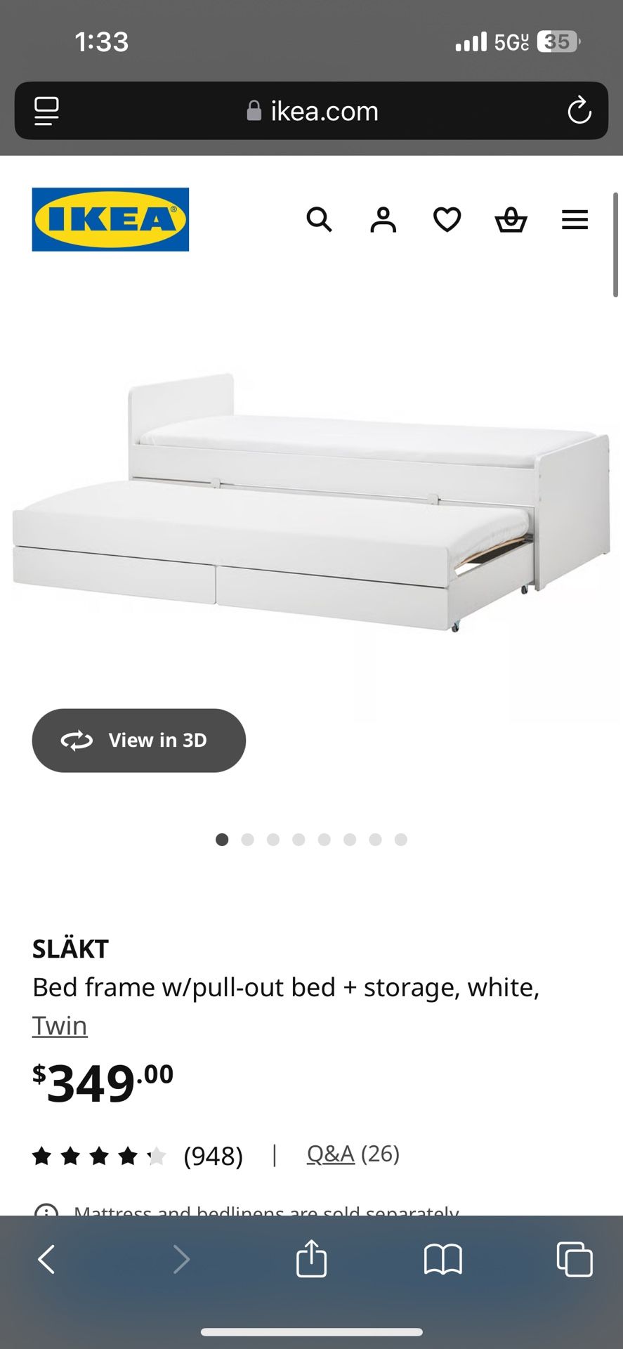 IKEA Twin Pull Out