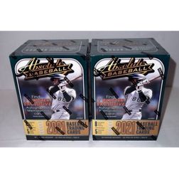 (2) 2021 Panini Absolute Baseball Blaster Boxes - 2 Box Lot - Auto or Relic Per Box