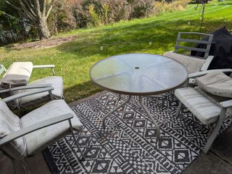 Outdoor Patio Table and Chair Set