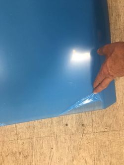 Brand new Register shield 38” Clear Polycarbonate Sheet