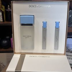Dolce Gabbana Light Blue Set 3.4oz EDT 