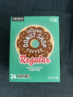 Original Donut Shop Regular Medium Roast K Cups 24 Pack Keurig Genuine Pods