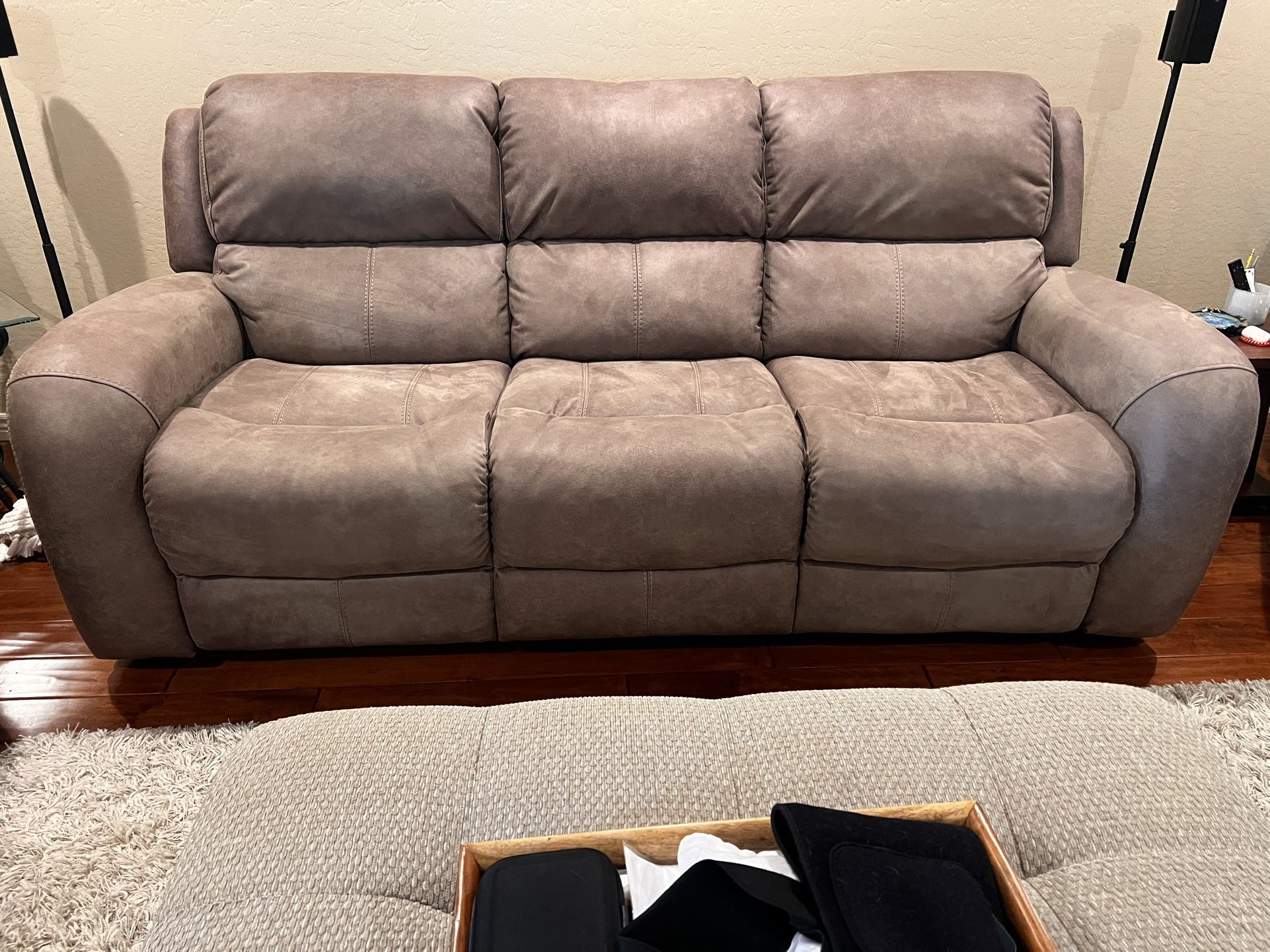 Electric Reclining Sofa And Love Seat Set