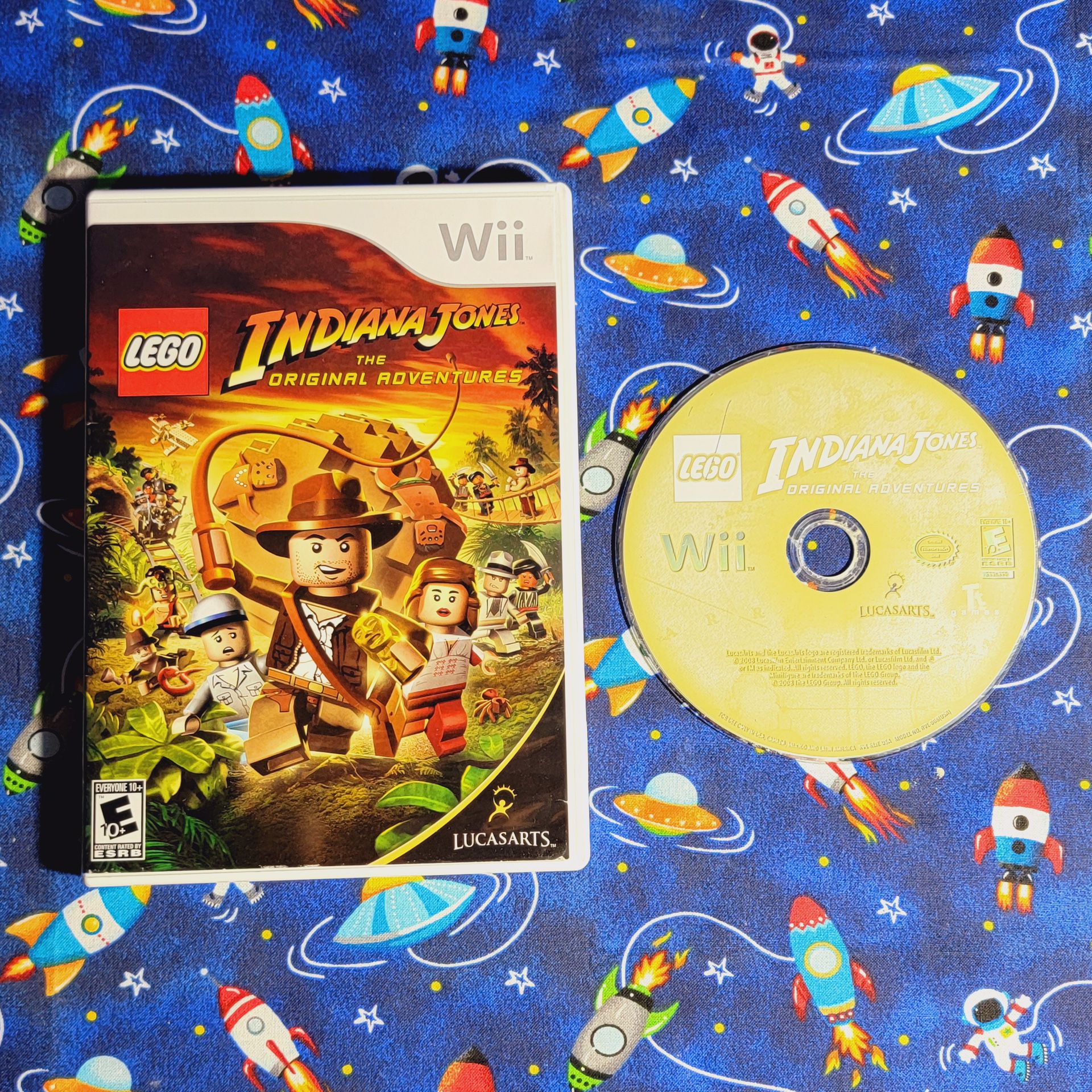 LEGO Indiana Jones Nintendo Wii Nintendo Wii U  Backwards Compatible Game & Case Tested