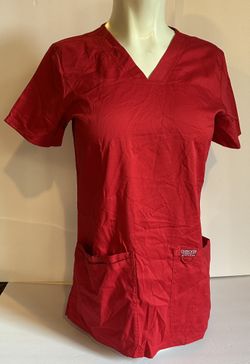 Cherokee Red Scrub Top