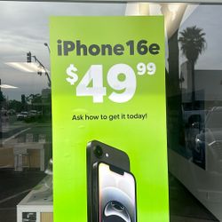 iPhone 16e For $49.99