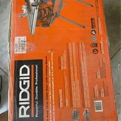 RIDGID 10” Table saw with folding stand - new unopened box