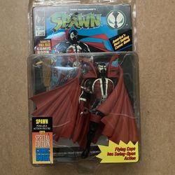 Todd Mcfarlane‘S Spawn Action Figure With comic book