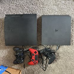 PS4, PS3 and 30 PS3 Games with Controllers