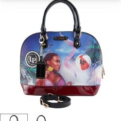 La Philipe "Miami Beach" Oval Handbag