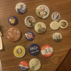 Hats off to the Past Political Campaign Buttons 102  Presidential Pins Kennedy