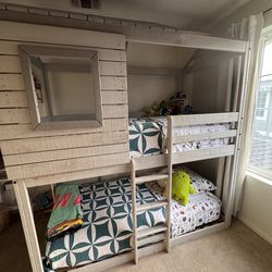 Fort House Style Bunk Bed