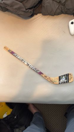 Mighty Ducks of Anaheim Signed Mini Stick