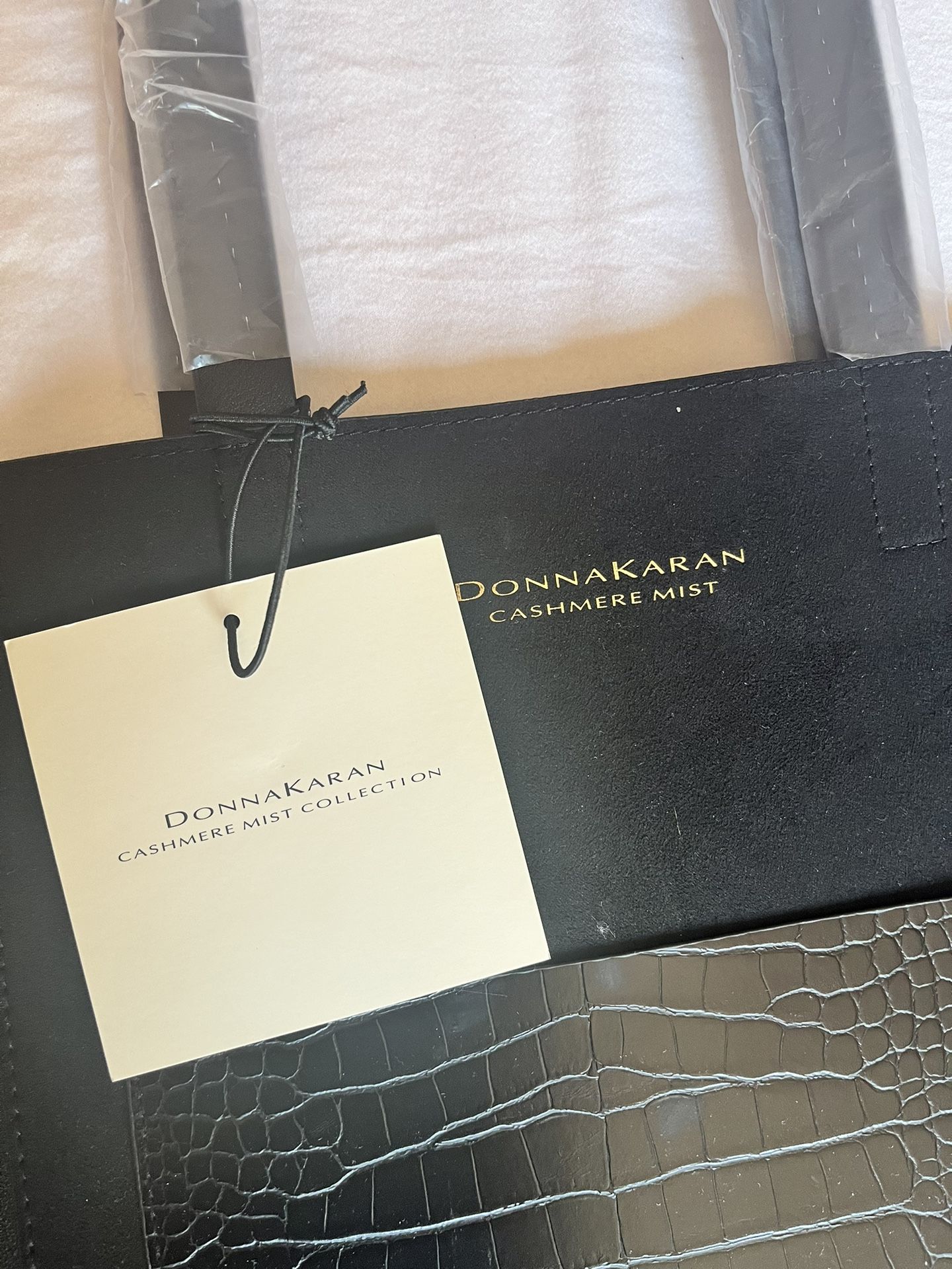 Donna karan top cashmere collection tote