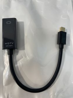 Accessories Mini DisplayPort to HDMI Adapter 4K, 60Hz, 4.9ft Gold-Plated Mini DP to HDMI Adapter Cord for Computer, Laptop, TV, Monitor