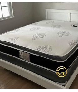 Queen Pillow Top Mattress Set $209 | Brand New | NOT BEDFRAME INCLUDED