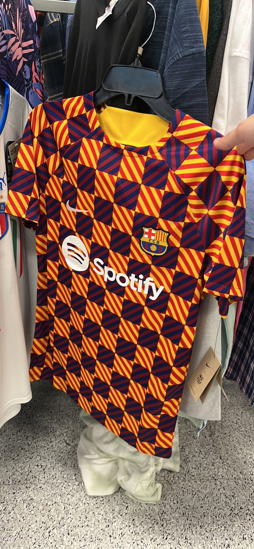 Barcelona soccer Jersey size Small S