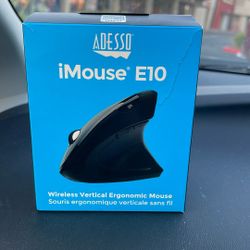 Adesso IMOUSE E10 iMouse E10 2.4GHz RF Wireless Vertical Ergonomic Mouse