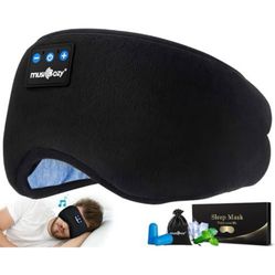 “New”Sleep Eye Mask Earbud (wireless)Headphones(14 Hr Playing Time)retail$59