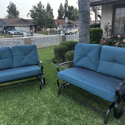 Patio Swing Beanch Set 2 Pieces 