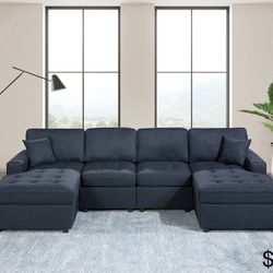 U-Shaped Sectional Sofa