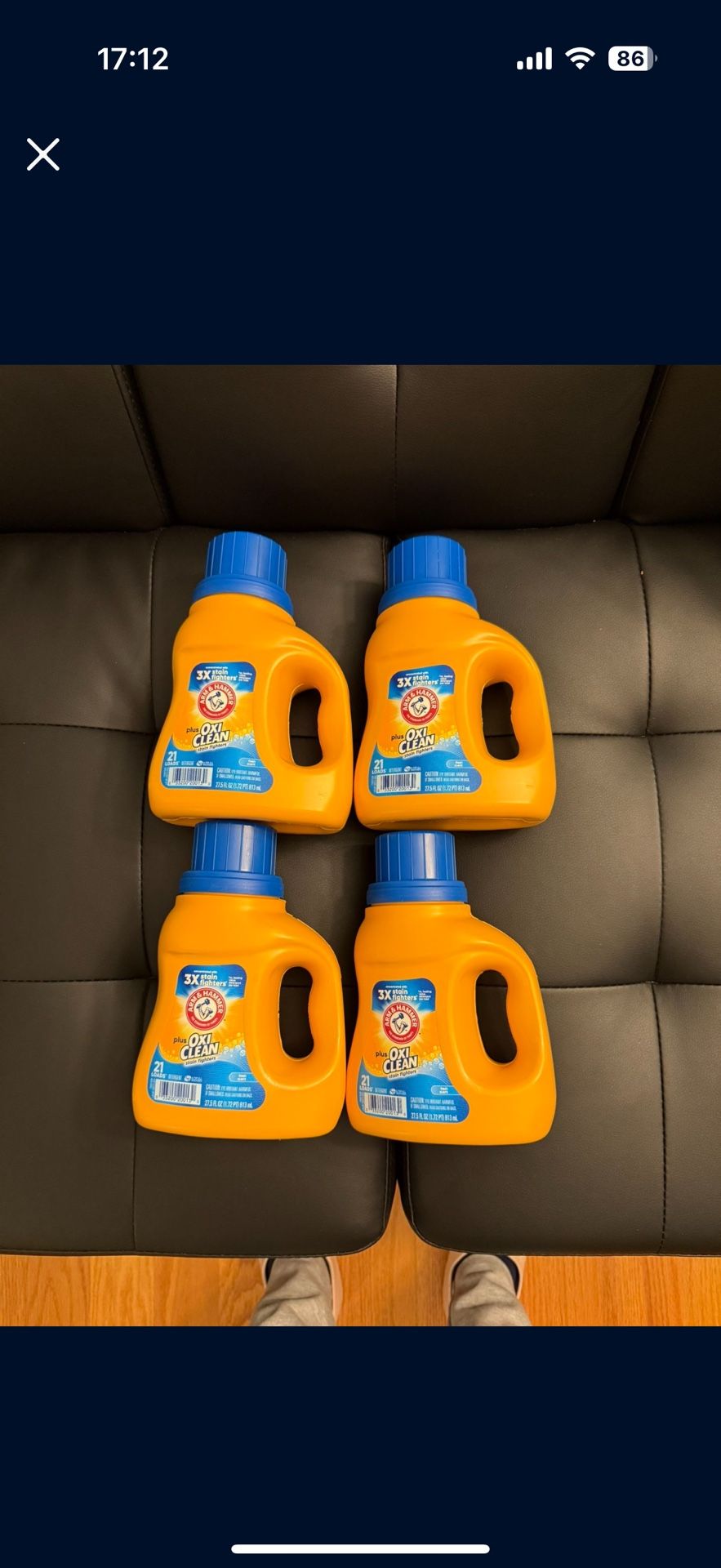 brand new laundry detergent (total 4 bottles)