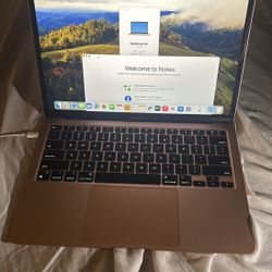 Apple MacBook Air Rose Gold Great Condition M1 Chip 2020 Year 8ram 256gb Flash hard Drive Like New