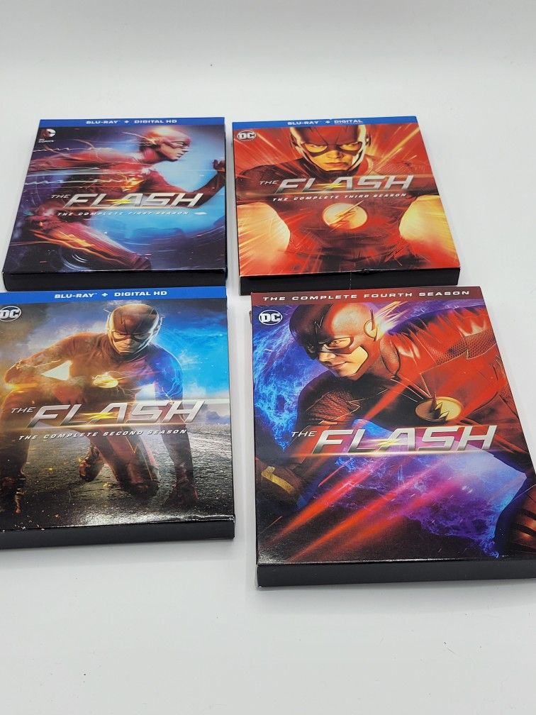 The Flash Seasons 1 Thru 3 Blu Ray Season 4 Dvd