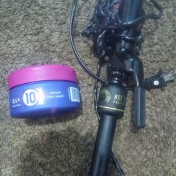 It's A 10 Mask and Hot Tools Curling Iron