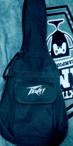 Acoustic Guitar & Peavey Guitar Storage Case Bag.