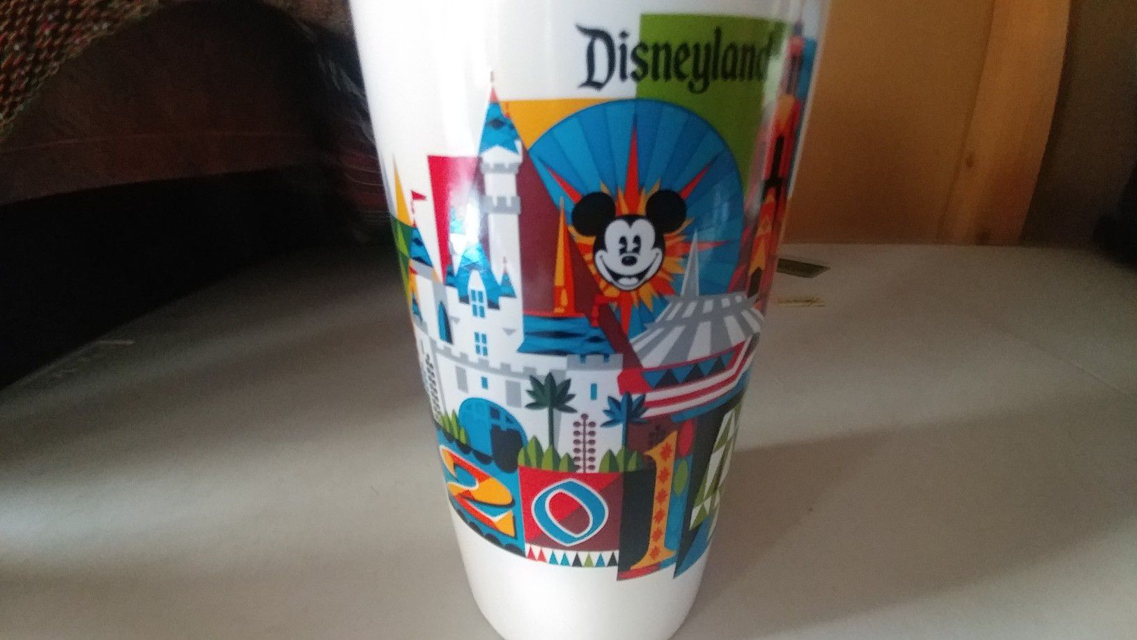 Disney Land 2014 Drink Tumbler Coffee. Stainless Steel