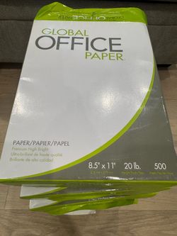 Global Office Paper 8.5x11 500 Sheets