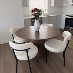 Dinning Table + Set 4 chair 🪑🍽️