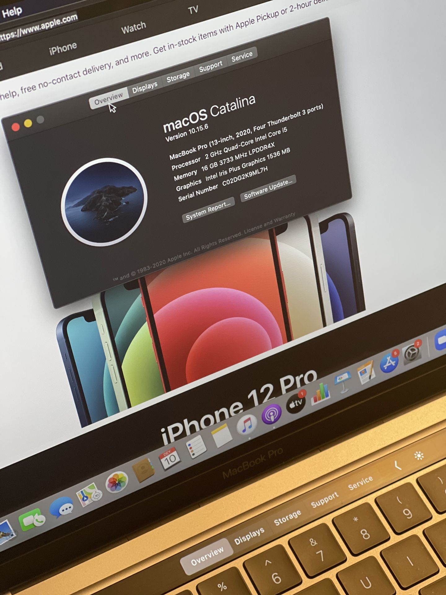 Apple MacBook Pro 2020 With Touch Bar 13 Inch