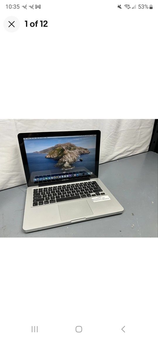 Apple MacBook Pro 13 Mid 2012 i5 8Gb RAM 256 SSD Mac Os