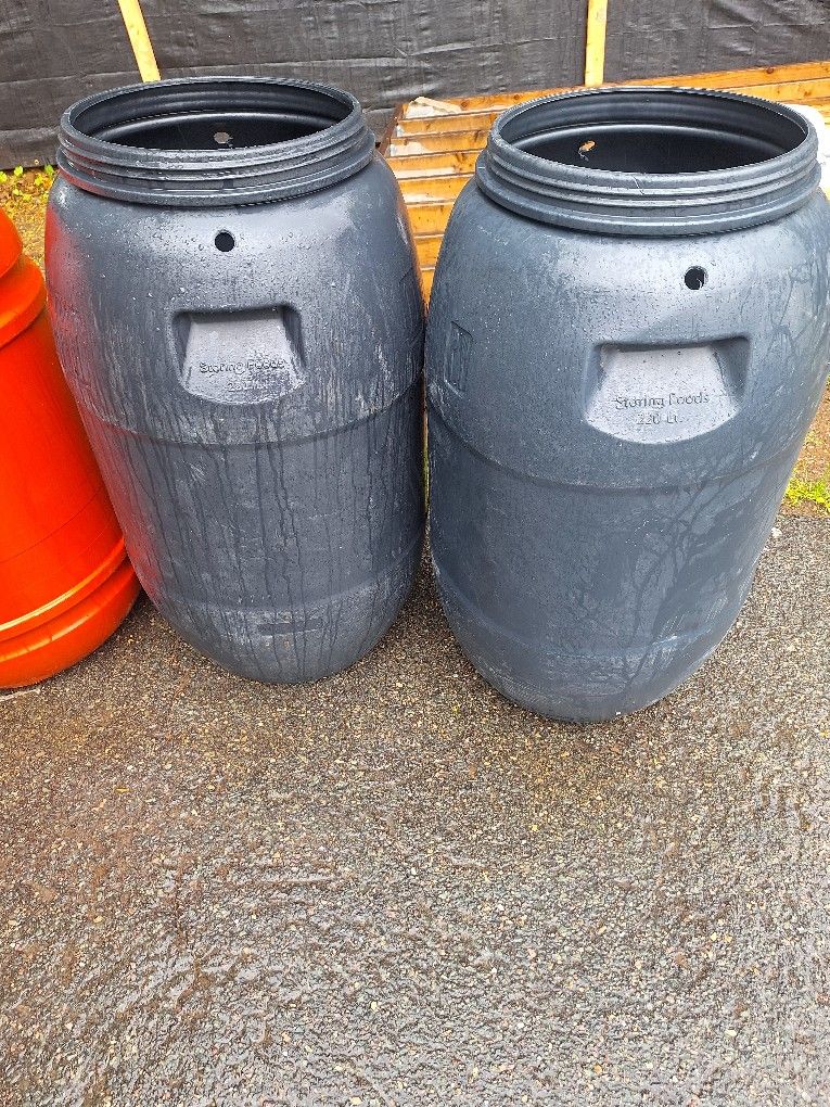 55 Gallon Rain Barrels