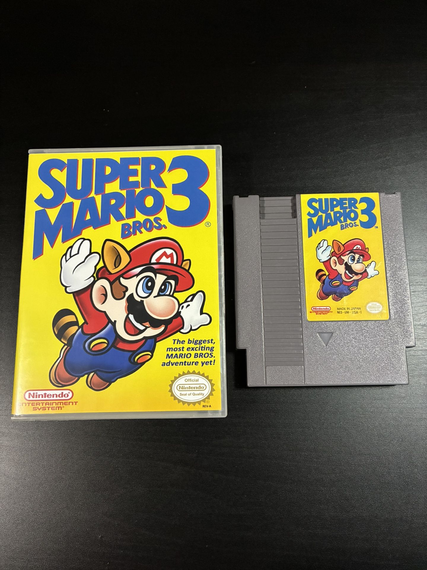 Super Mario Bros 3 for Nintendo Entertainment System NES w/ Custom Case