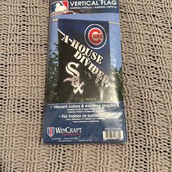 Cubs/Sox Baseball Flag 