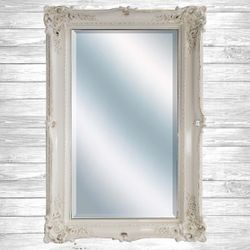 Vintage White Frame With Mirror 
