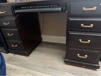 Wooden desk